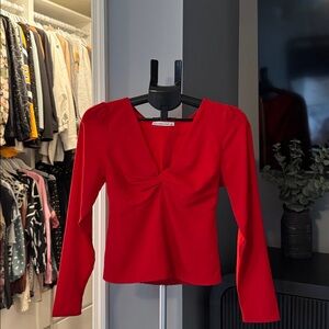 Abercrombie Twist Front Blouse